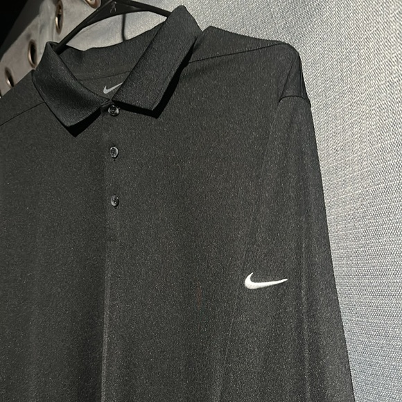 Nike Black Golf Polo long sleeve Classic - Picture 6 of 6